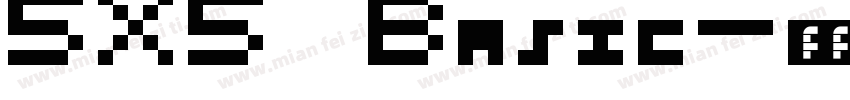 5X5 Basic字体转换